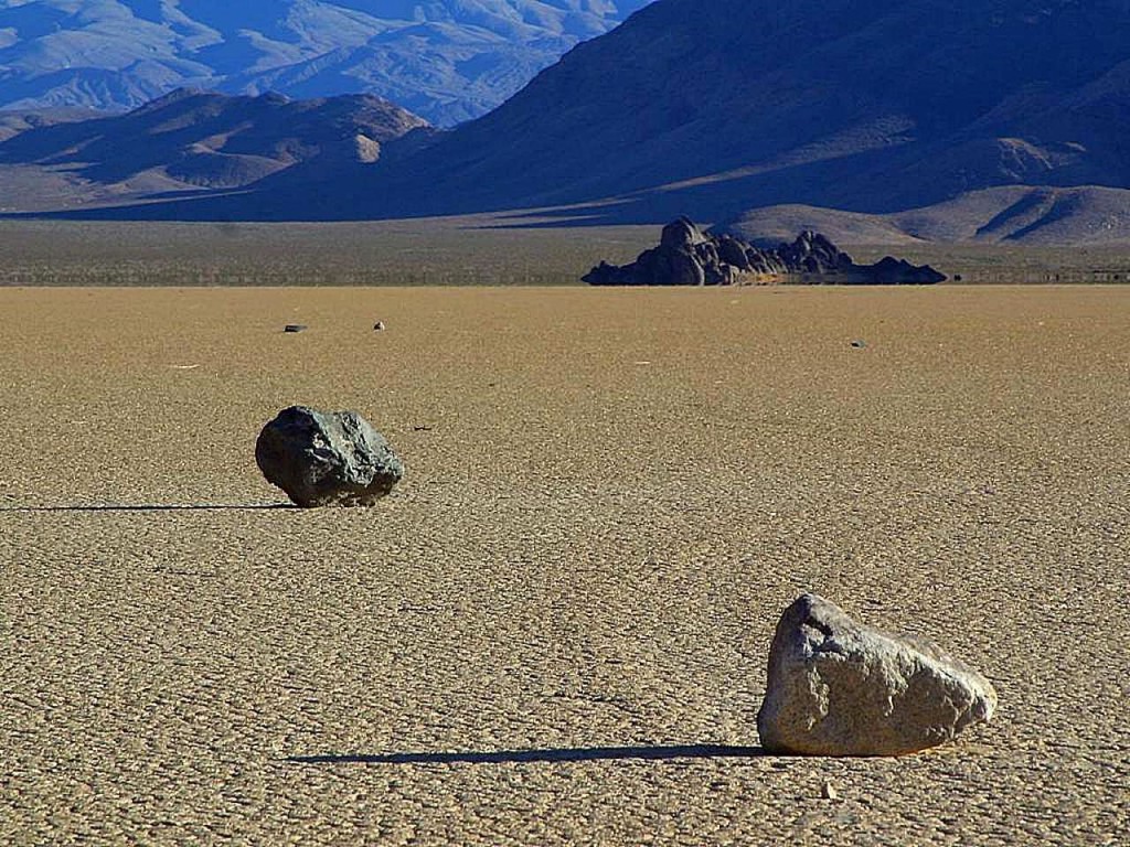 Racetrack Playa Rocks on ground