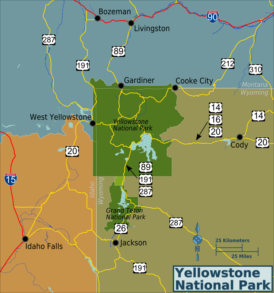 Yellowstone-area-map